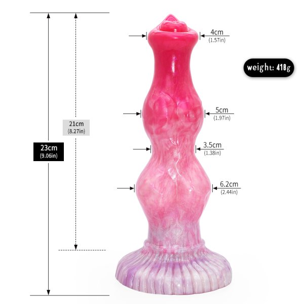 (image for) Peachy Colorful Realistic Dildo- 21