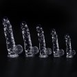(image for) King Cock Clear 5 Size Cock W- Balls