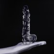 (image for) King Cock Clear 5 Size Cock W- Balls