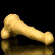 (image for) Big Golden Thick Horse Penis Dildo