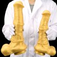 (image for) Big Golden Thick Horse Penis Dildo