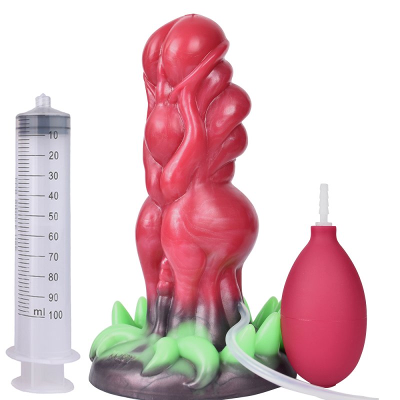 (image for) Ejaculating Wolf Cock Nailed Dildo