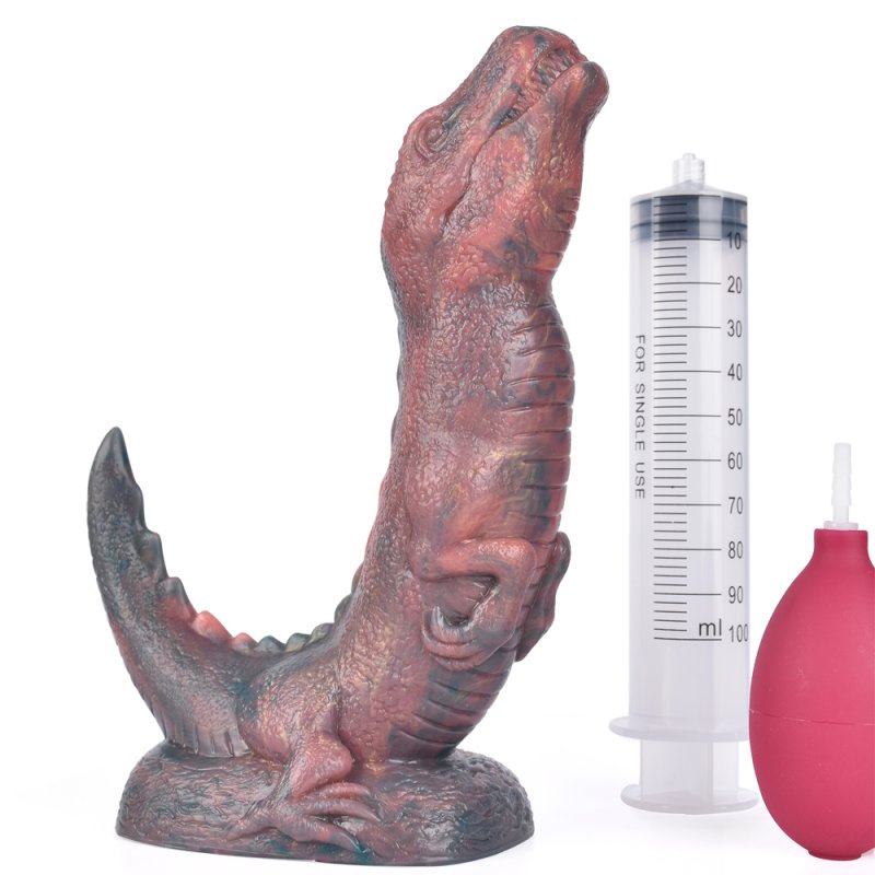 (image for) Ejaculating Raptor Silicone Dildo
