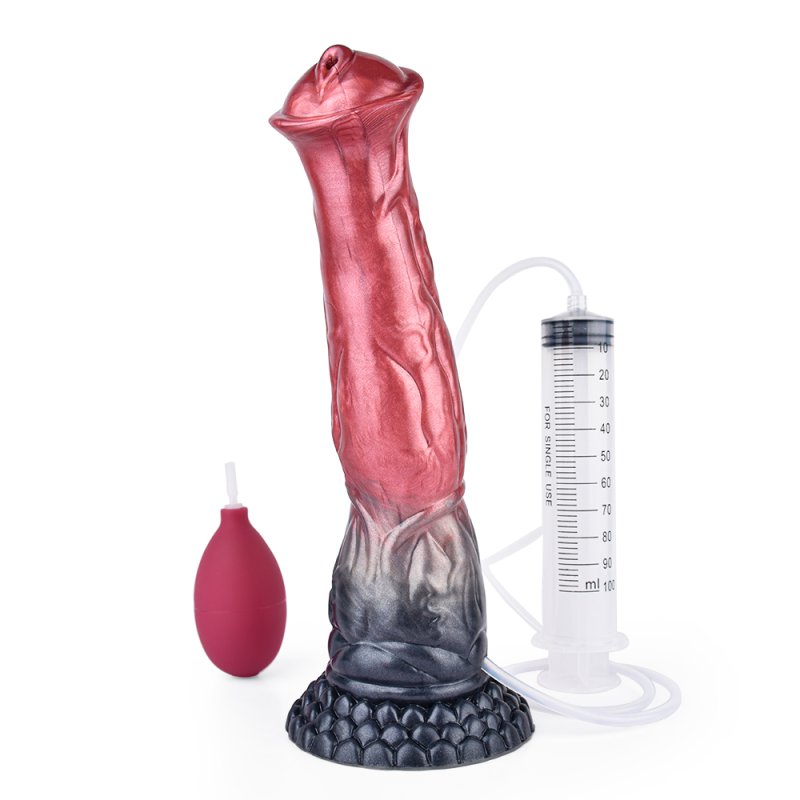 (image for) Squirting Fake Horse Realistic Animal Dildo - C