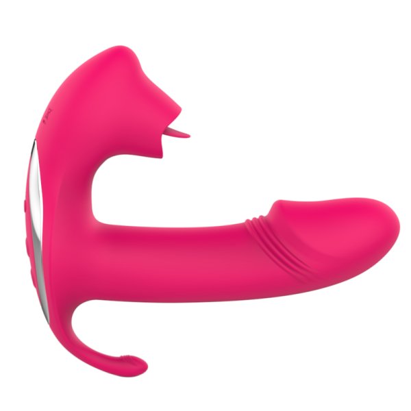 (image for) Licking Strap-on Dildo