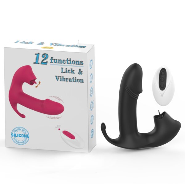 (image for) Licking Strap-on Dildo