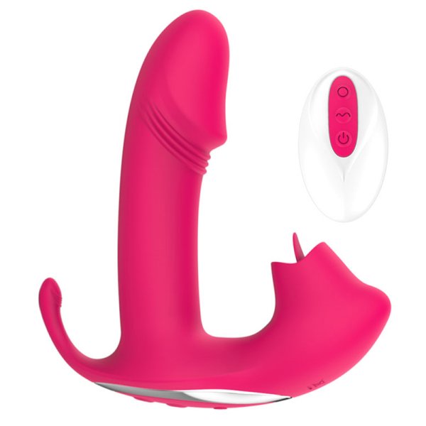 (image for) Licking Strap-on Dildo