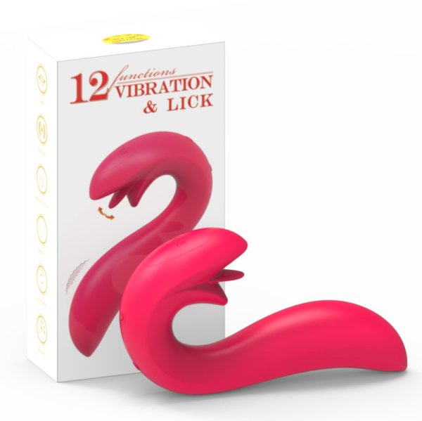 (image for) Crazy Tongue Strap-on Vibrator
