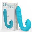 (image for) Crazy Tongue Thrusting Strap-on Vibrator