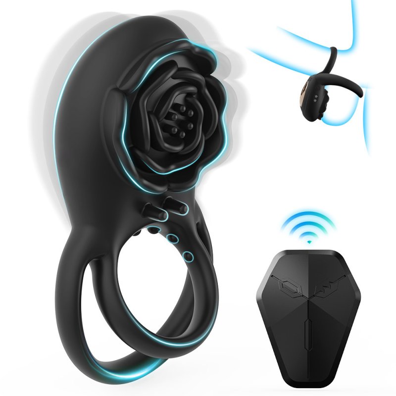 (image for) Rose Vibrating Penis Ring
