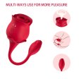 (image for) 2-in-1 Rose Clit Sucker With Bud Vibrator