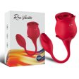 (image for) 2-in-1 Rose Clit Sucker With Bud Vibrator