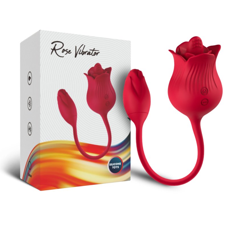 (image for) Rose Tongue Vibrator With Bud Egg