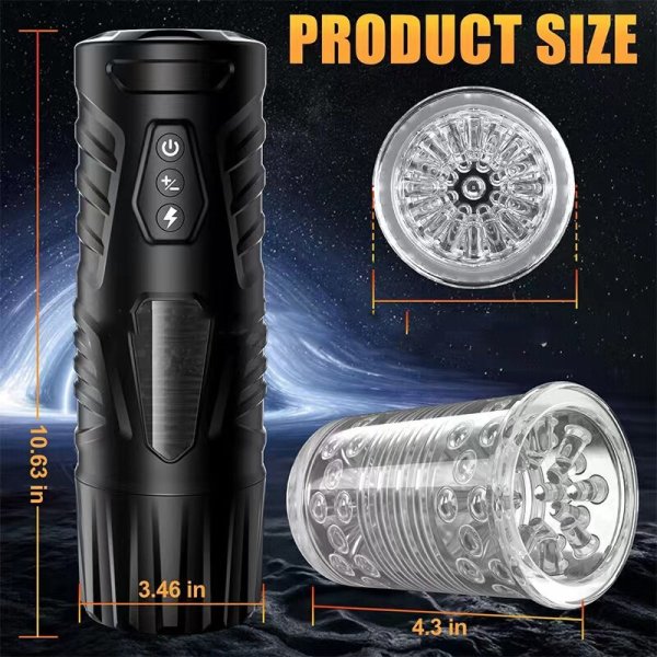 (image for) Rotating Telescopic Hands-free Masturbation Device