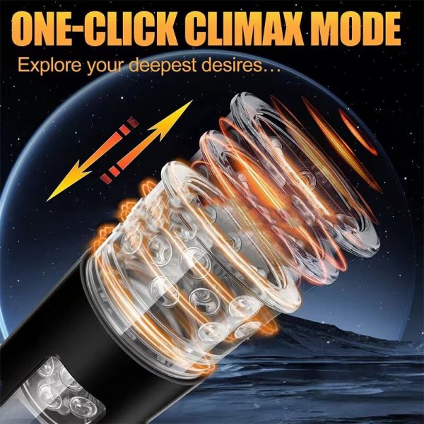 (image for) Rotating Telescopic Hands-free Masturbation Device