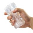 (image for) Clear Dual Tunnel Male Masturbator