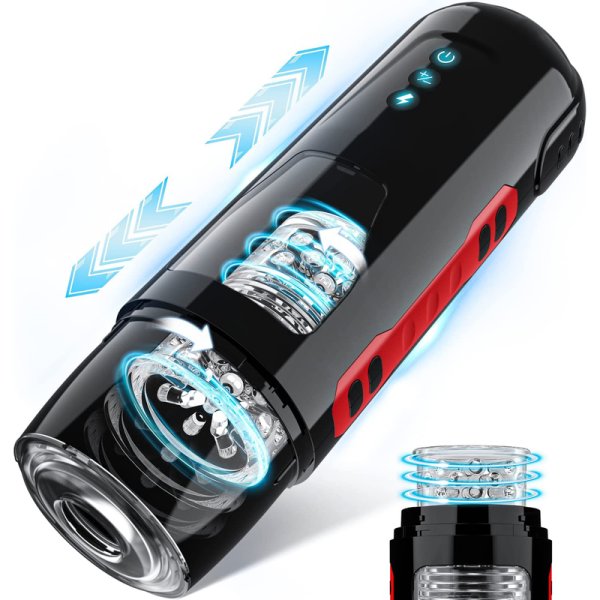 (image for) Penis Stroker with 7 Thrusting & Roating