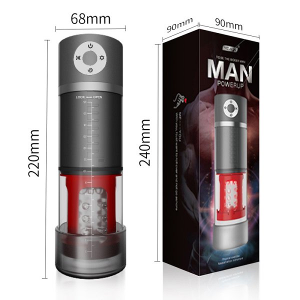 (image for) Rotating Suction Modes Mens Auto Masturbator