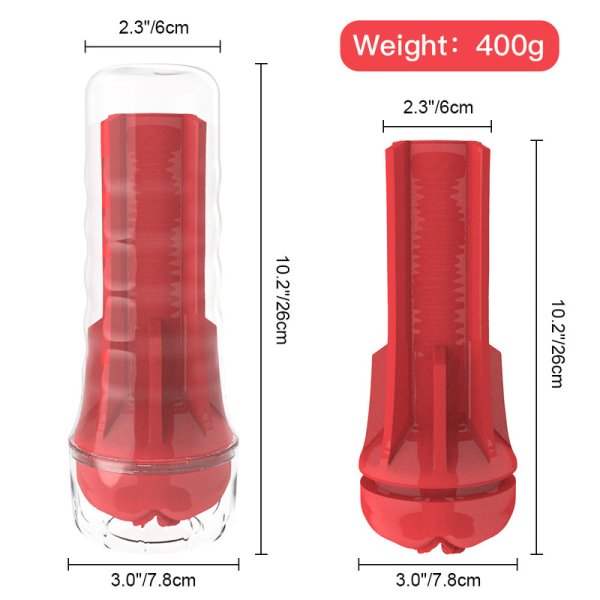 (image for) Transparent Textured Tunnel Stroker