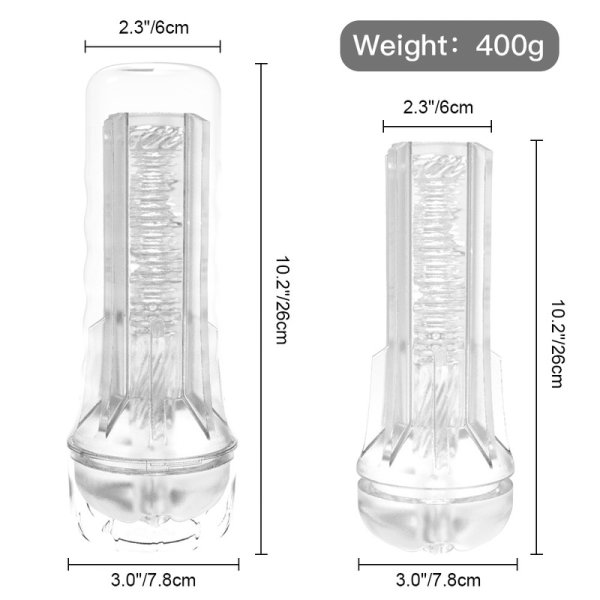 (image for) Transparent Textured Tunnel Stroker