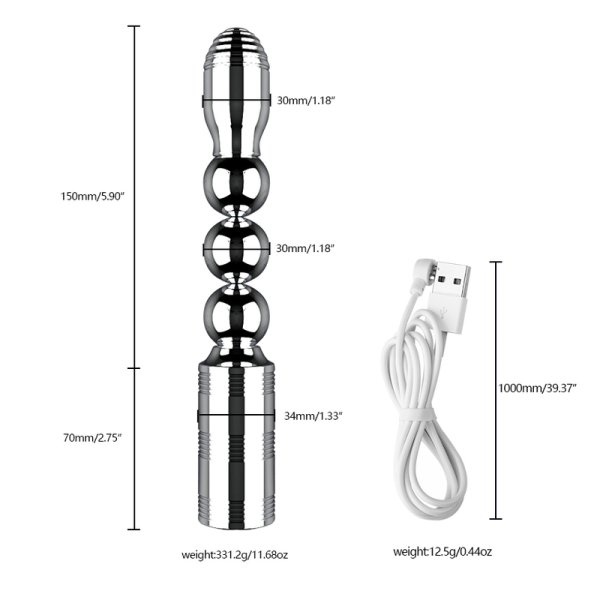 (image for) Metal Vibration Anal Beads