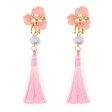 (image for) Flower Nipple Clip With Bell Tassel