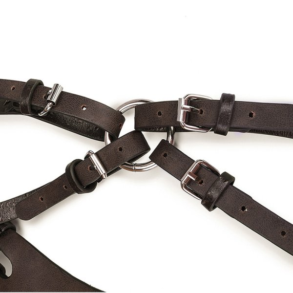 (image for) Steam Punk Strap On Harness With Cuffs