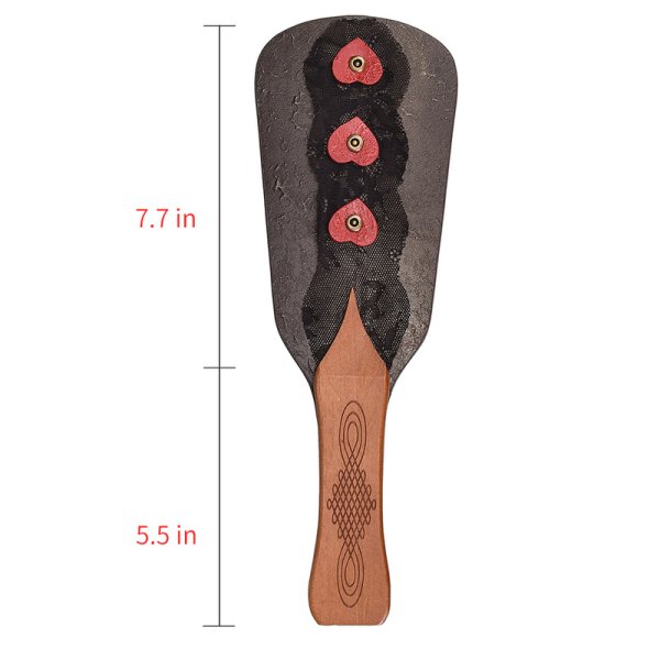 (image for) Wooden Handle Heart Paddle