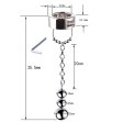 (image for) Scrotum Testicle Restraint CBT - Chain