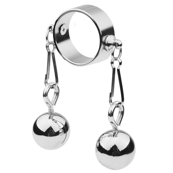 (image for) Bondage Play Penis Ring With Balls - Short