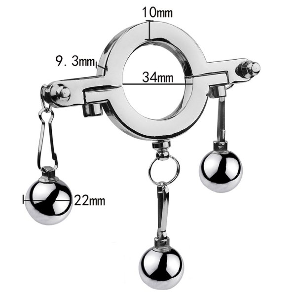 (image for) Stainless Steel Hanger Pendant Ball - Lead