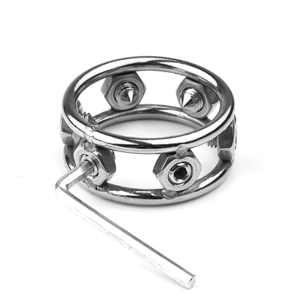 (image for) Cock Rings with 6 Spikes - Heavy