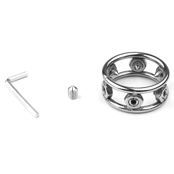 (image for) Cock Rings with 6 Spikes - Heavy