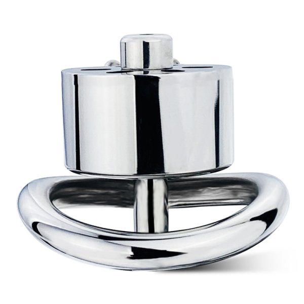 (image for) Canned Male Chastity Cock Cage with Urethral Plug