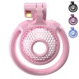 (image for) Sissy Chastity Cage With 5 Arc Rings- CX3