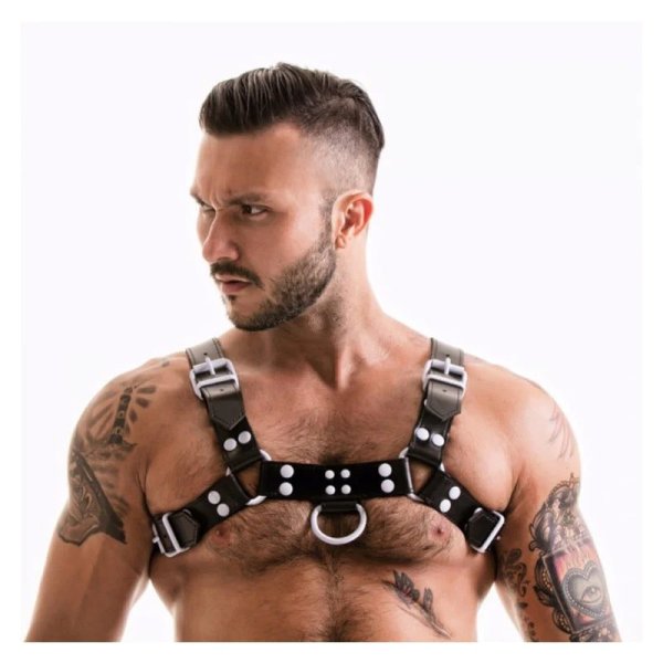 (image for) Fetish Gear Coloured H-Front Harness