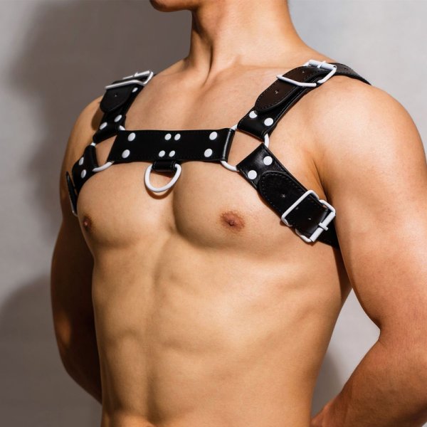 (image for) Fetish Gear Coloured H-Front Harness