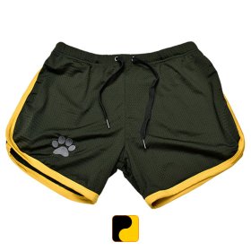 Mesh Paw Print Short