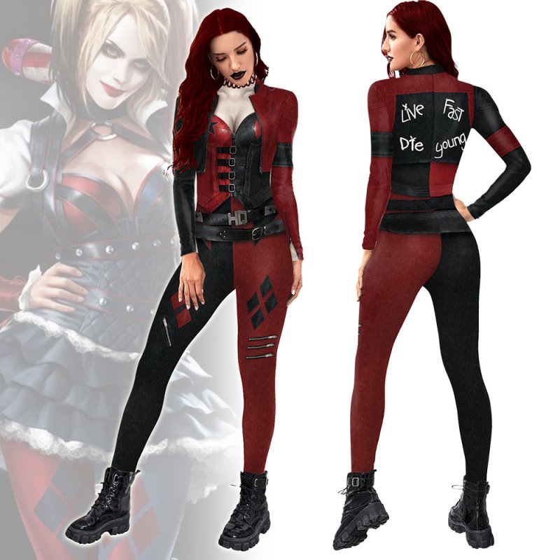 (image for) Joker Halloween Cosplay Costume Jumpsuit