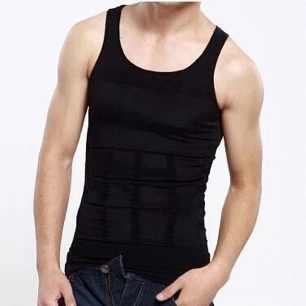(image for) Mens Body Shaper Slimming Shirt