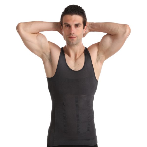 (image for) Mens Body Shaper Slimming Shirt