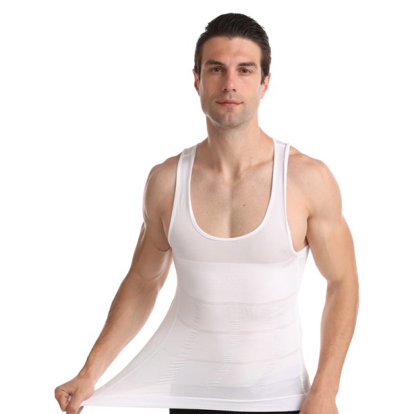 (image for) Mens Body Shaper Slimming Shirt