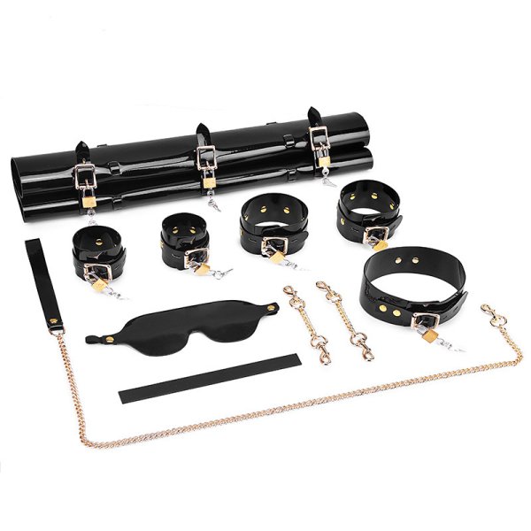 (image for) Patent Leather Bondage Kit 11pcs set