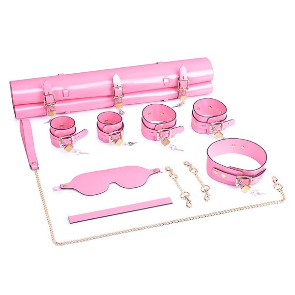 (image for) Patent Leather Bondage Kit 11pcs set