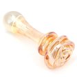(image for) Flower One Ball Butt Plug - Golden