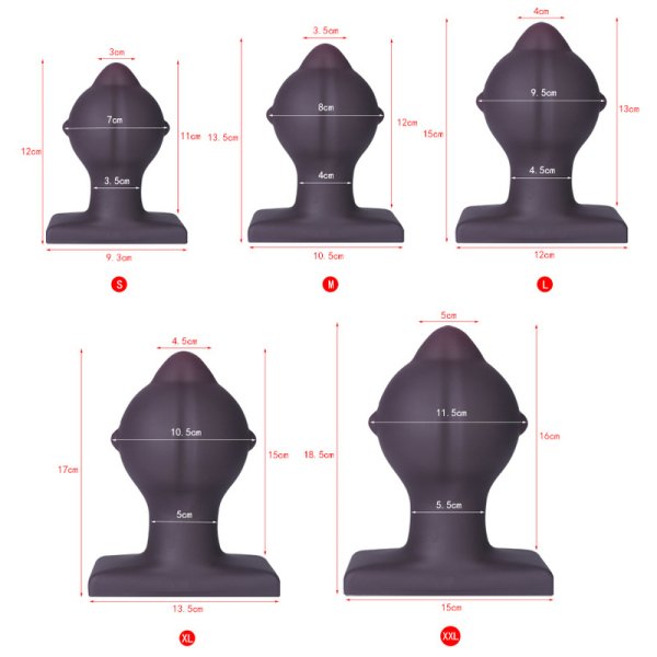 (image for) Nipple Liquid Silicone Gay Anal Plug