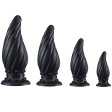 (image for) Spiral Cone Silicone Butt Plug