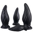 (image for) Spiral Cone Silicone Butt Plug