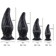 (image for) Spiral Cone Silicone Butt Plug