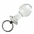 (image for) Pull Tab Round Head Glass Butt Plug